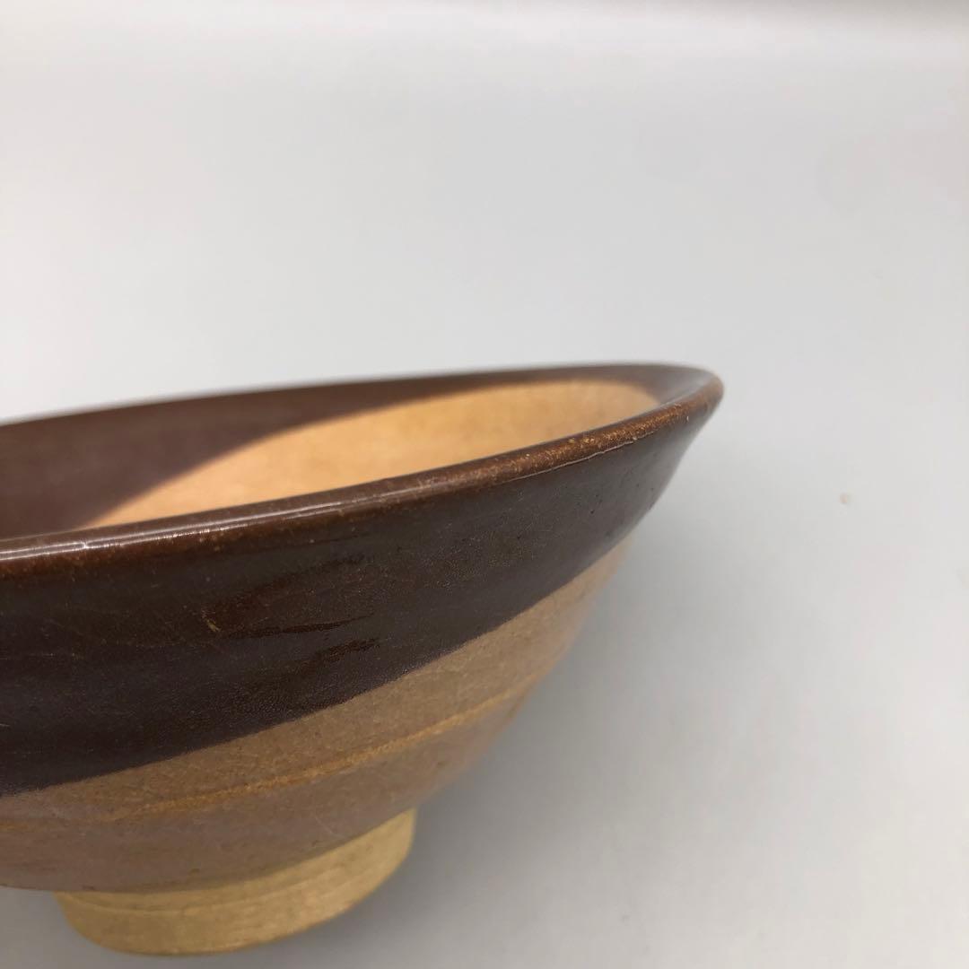 新品未使用木箱入り芸術保存指定作家大江文象御深井平茶盌 水月お茶碗骨董品