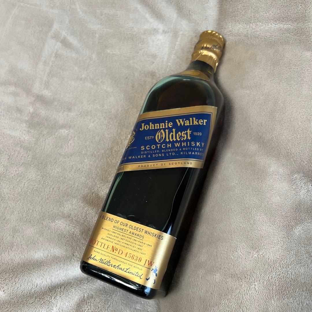 Johnnie Walker Blue Label スコッチウイスキー　角瓶付き