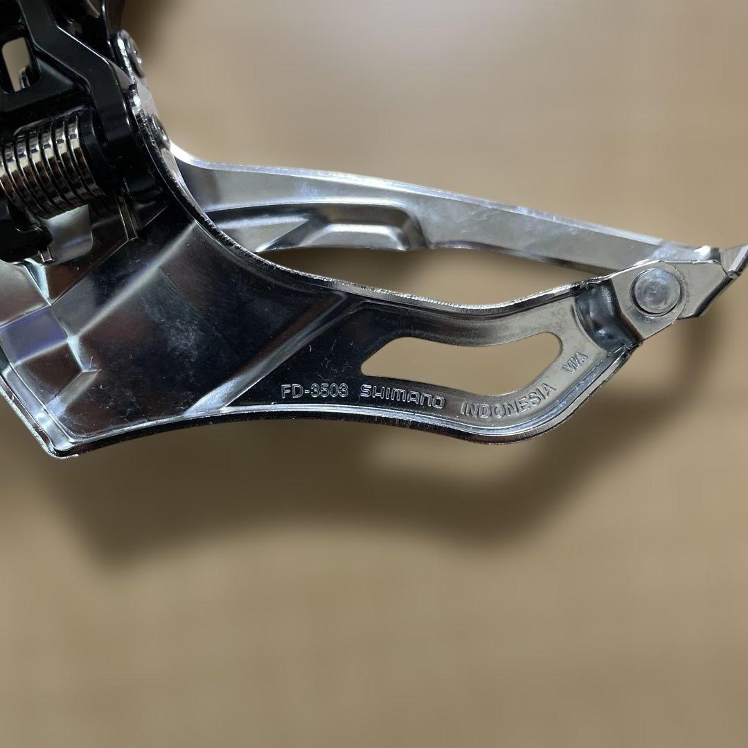 シマノ SORA クランク3速165mm、フロントディレイラー セット