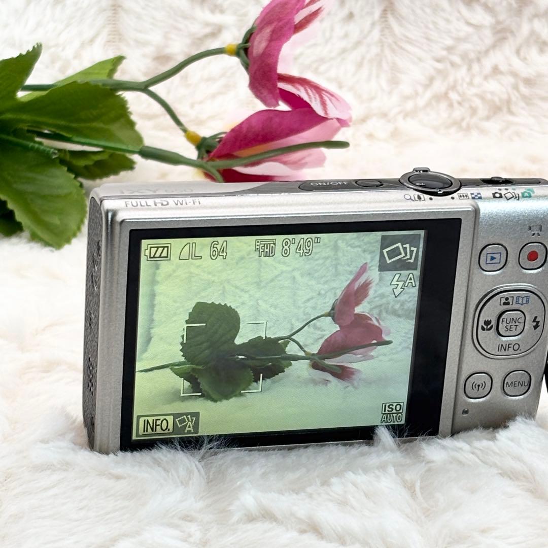 美品✨ 実写美⭕️ Canon IXY 650 Wi-Fi搭載モデル シルバー