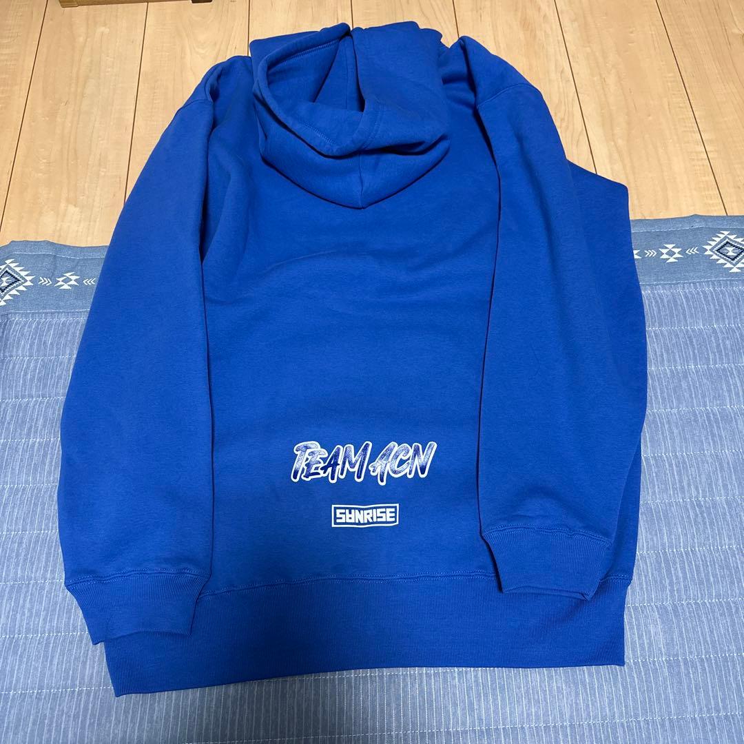 ACN×SANRISE パーカー 青　XL