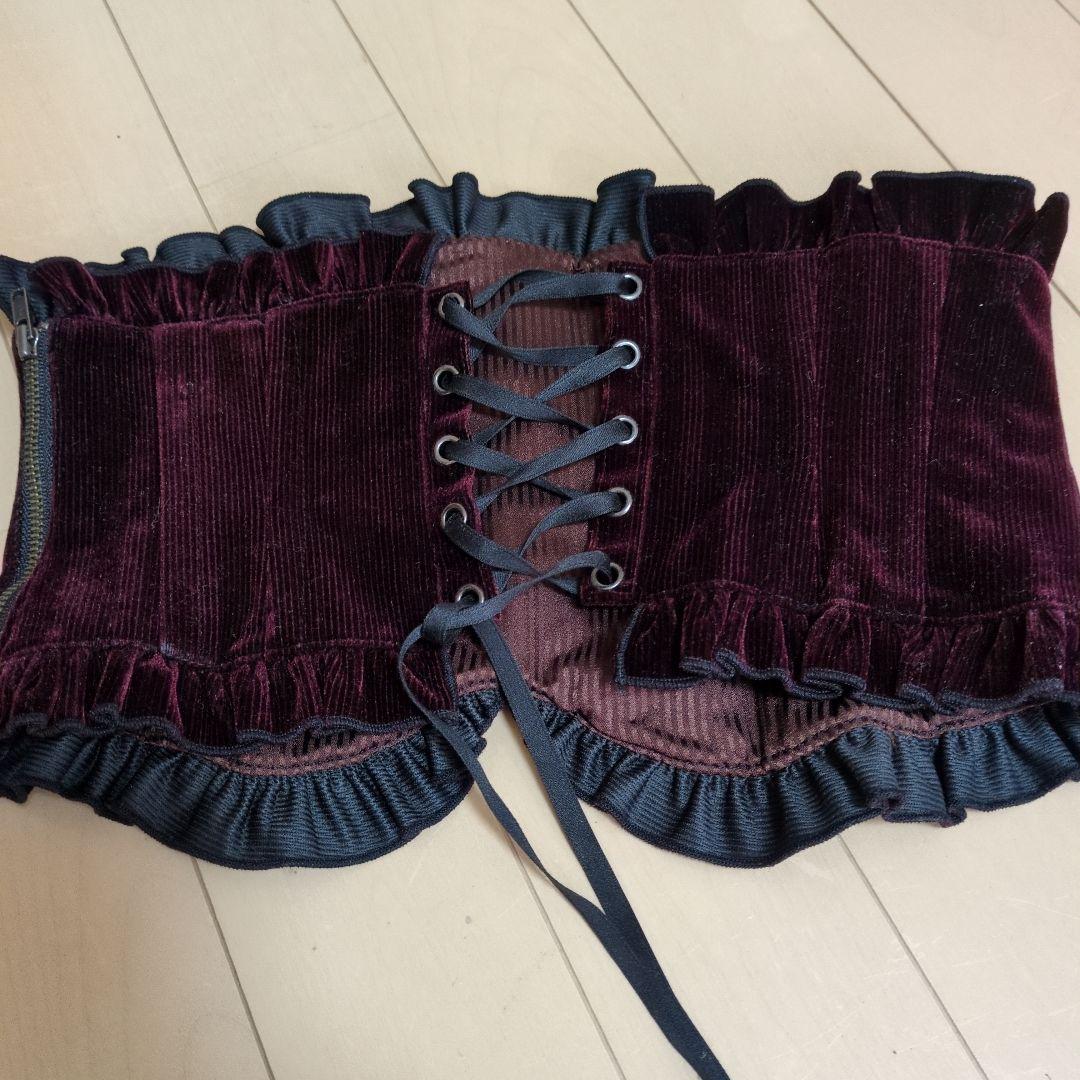 シェグリット sheglit ボルドーカラーコルセット