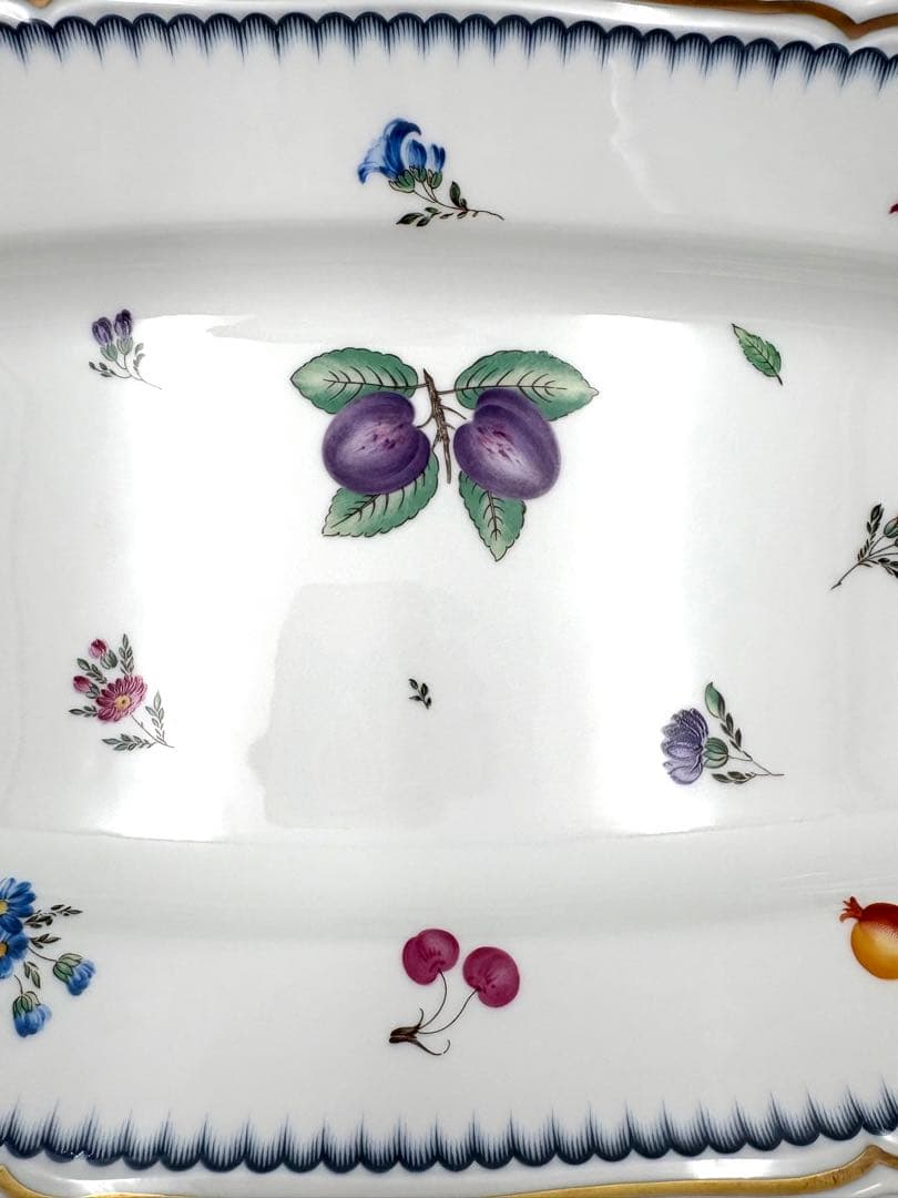 【希少】リチャードジノリ　イタリアンフルーツ 58cm 特大オーバルプレート