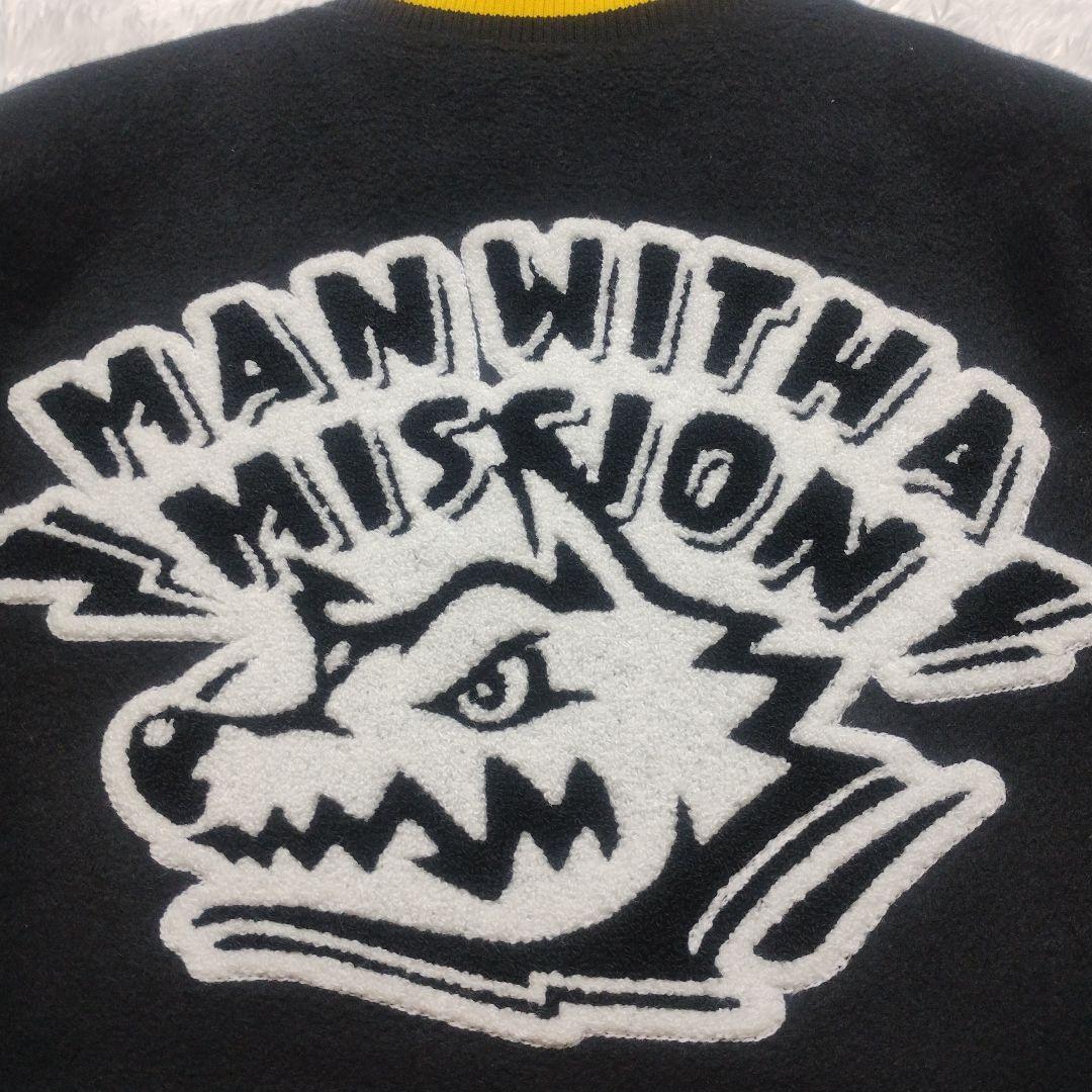 美品✨マンウィズアミッション 甲子園ライブ限定 スタジャン S キルティング 黒