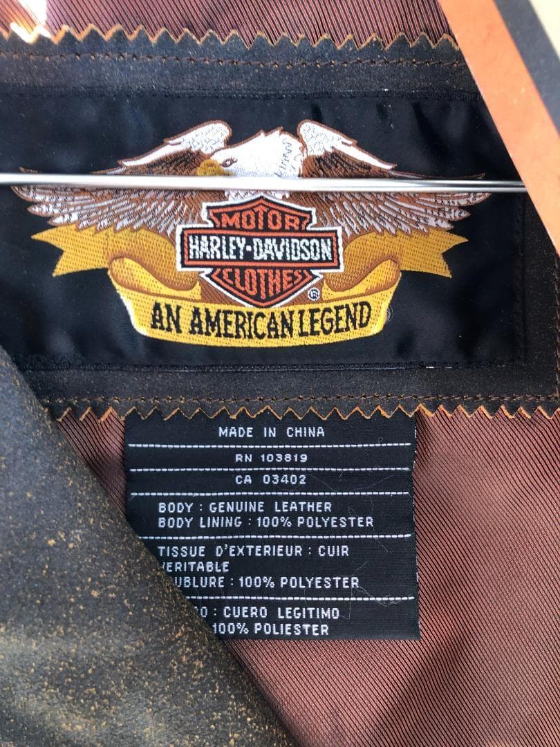 新品 Harley-Davidson レザーダブルライダースジャケット XXL