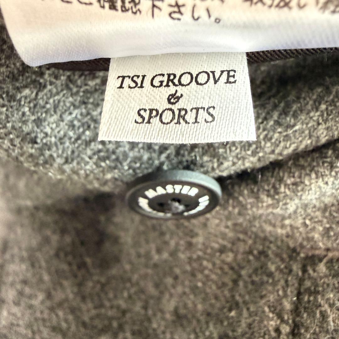 ウール素材　マスターバニー　パンツ　4 M〜L相当　グレー　起毛　秋冬ゴルフ