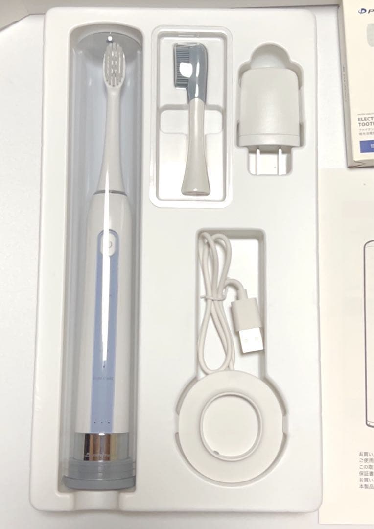 【未使用品】ファイテン 健光浴電動歯ブラシ 替ブラシ付き