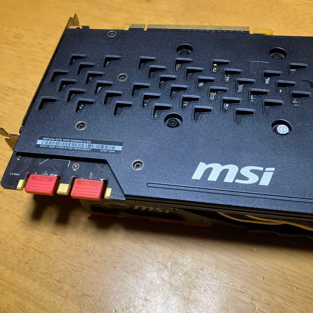 グラフィックボード・グラボ・ビデオカード MSI GeForce GTX 1070 GAMING X 8G