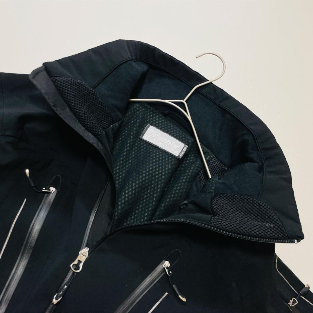 6644【美品】フェニックス　スキーウェア　上下セット　メンズ　ブラック