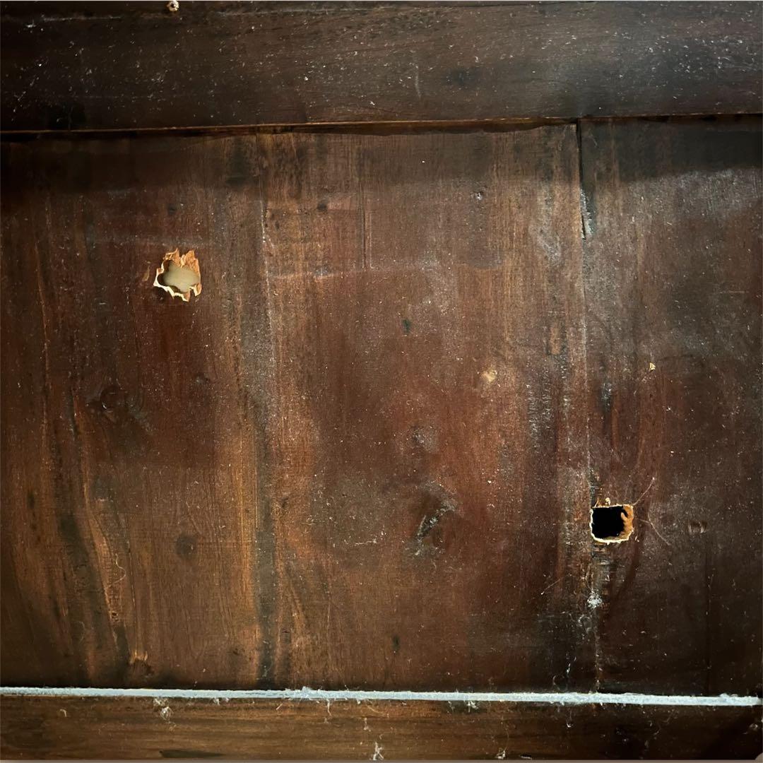 テレビボード　テレビ台　アンティーク風　無垢材　昭和レトロ　民芸家具