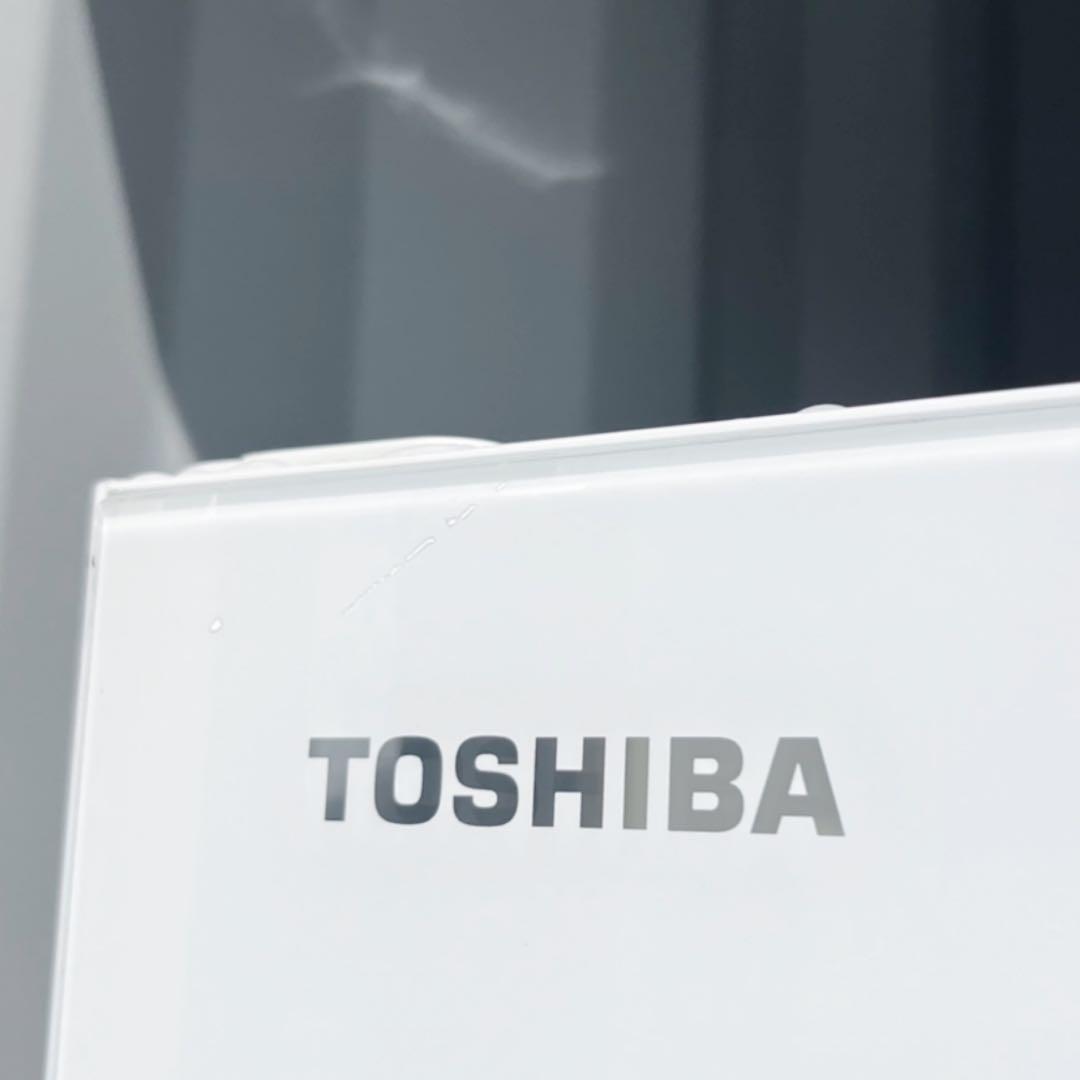 取付無料！東芝 ベジータ 真ん中野菜室おしゃれホワイト6ドア冷蔵庫！洗濯機