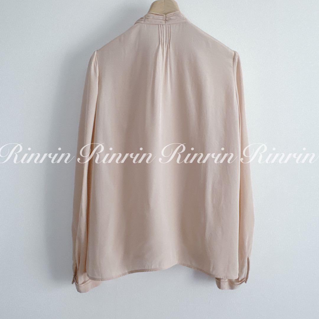 ANAYI シルクデシンボウタイブラウス 38