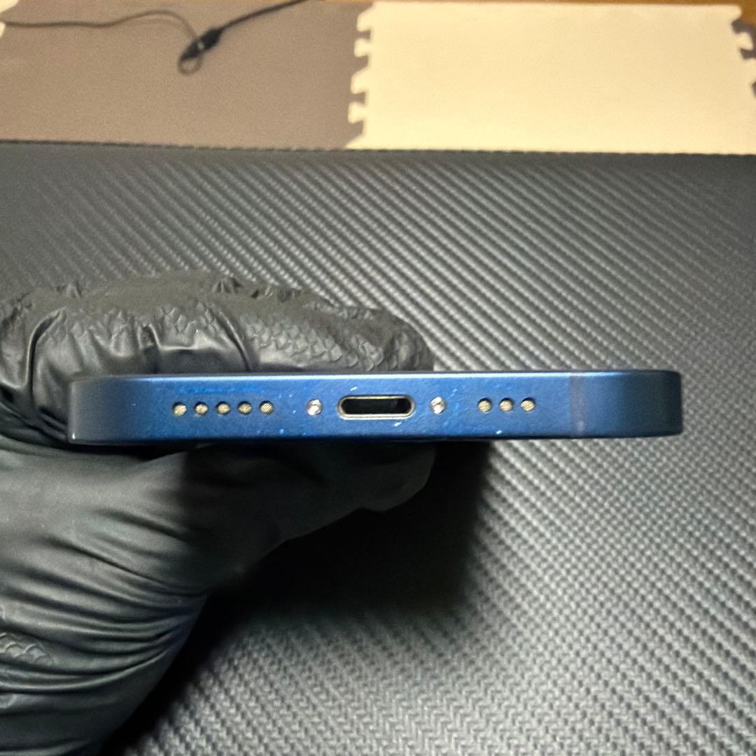 [美品] iPhone12 ブルー 128gb SIMフリー バッテリー100%