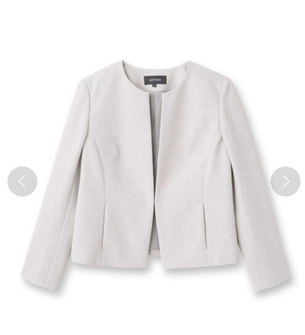 美品大きいサイズ　アンタイトル　グラシエブッチャー スラッシュネックジャケット