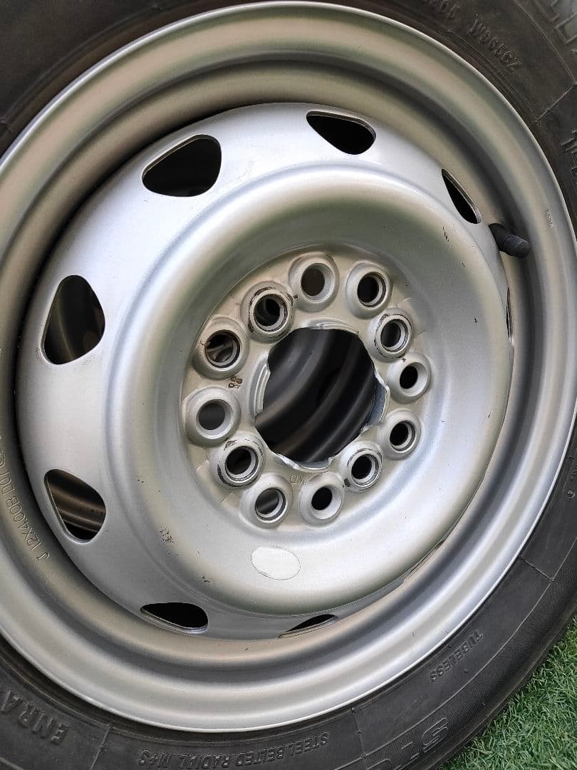 ②ブリヂストン ホイールセット 145R12 145/80R12 軽トラ バン