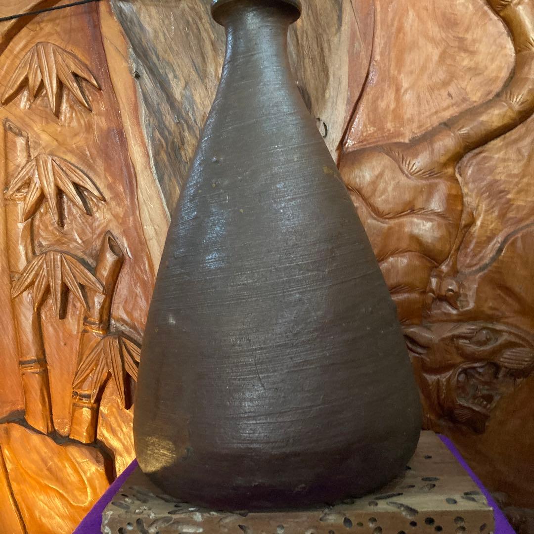 古備前大舟徳利只今初売り出しです❣️高さ約38.5㎝大饗吉蔵作❣️