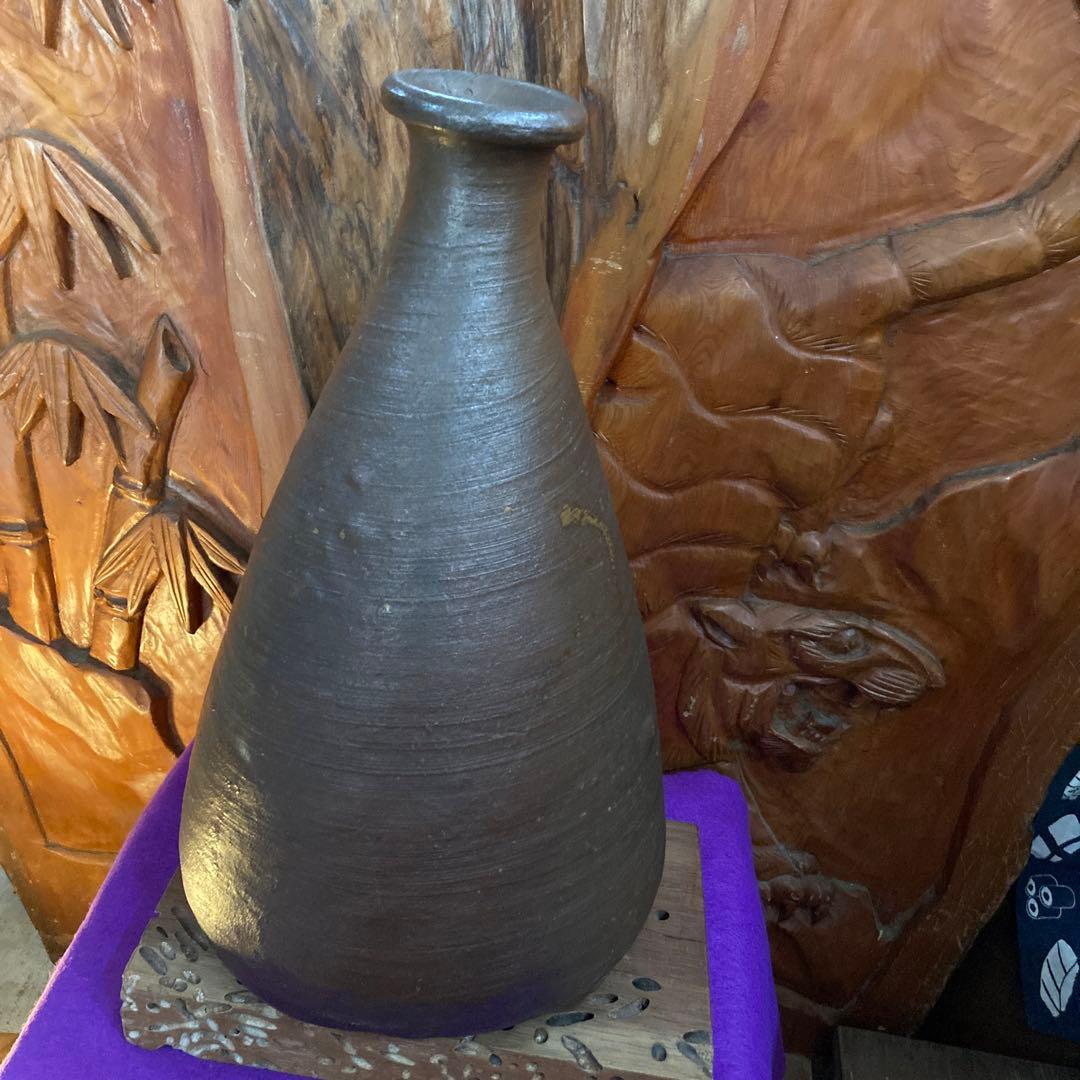 古備前大舟徳利只今初売り出しです❣️高さ約38.5㎝大饗吉蔵作❣️