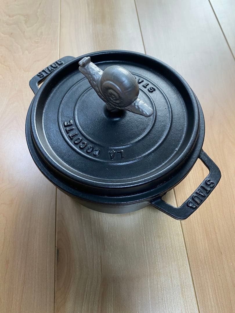 staub社 鍋、ミニフライパン、ミニラウンドディッシュ4点セット