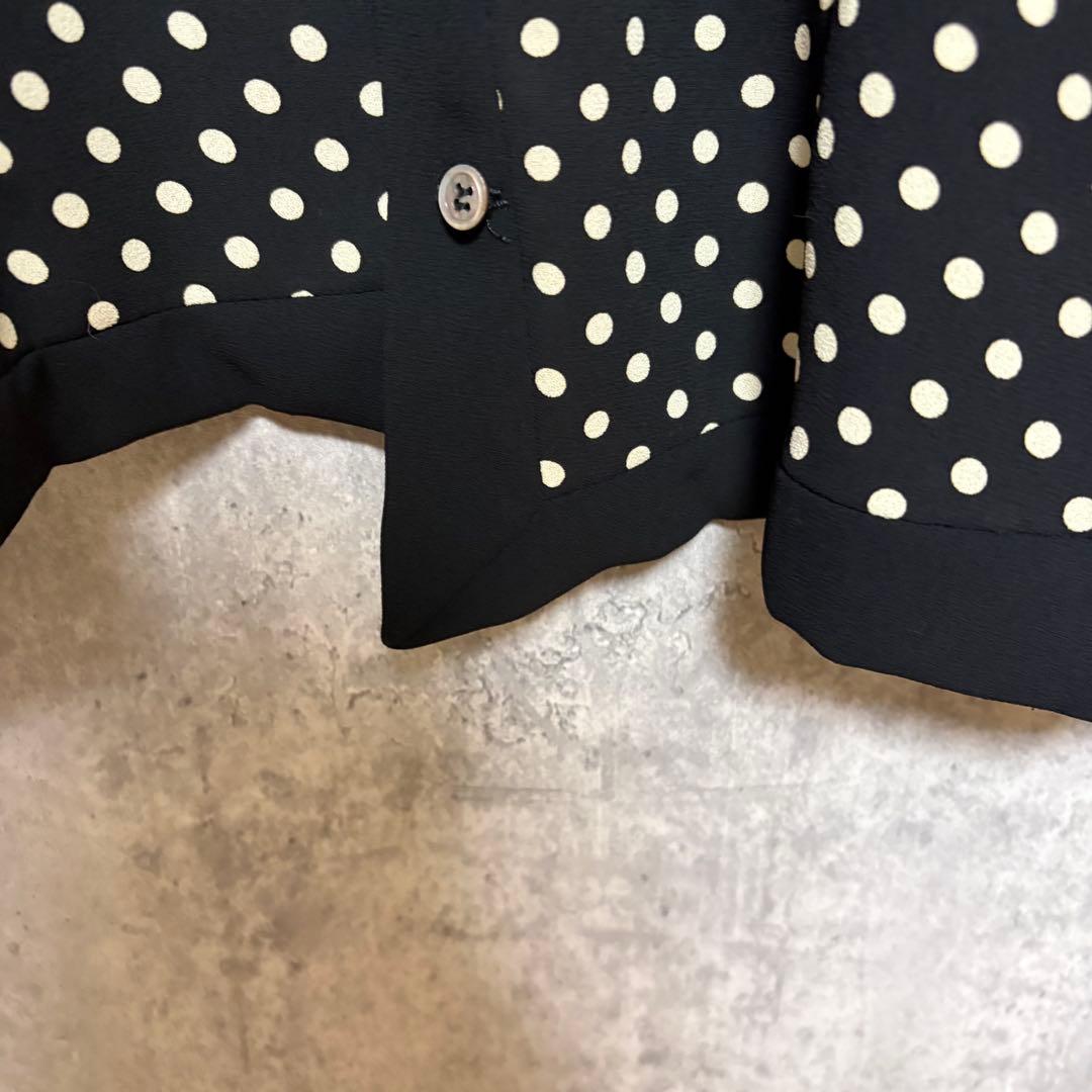 tricot COMMEdesGARCONSトリココムデギャルソンドットブラウス