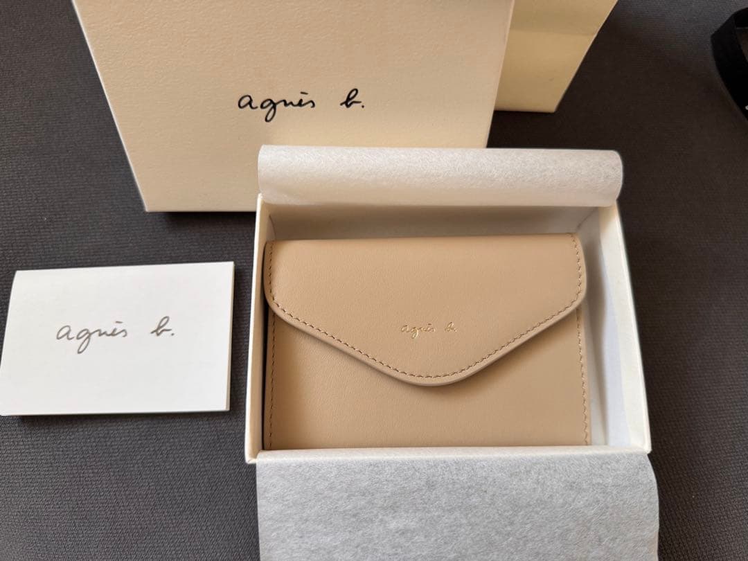 【新品箱付き】アニエスベー 名刺入れ ギフトボックス付き