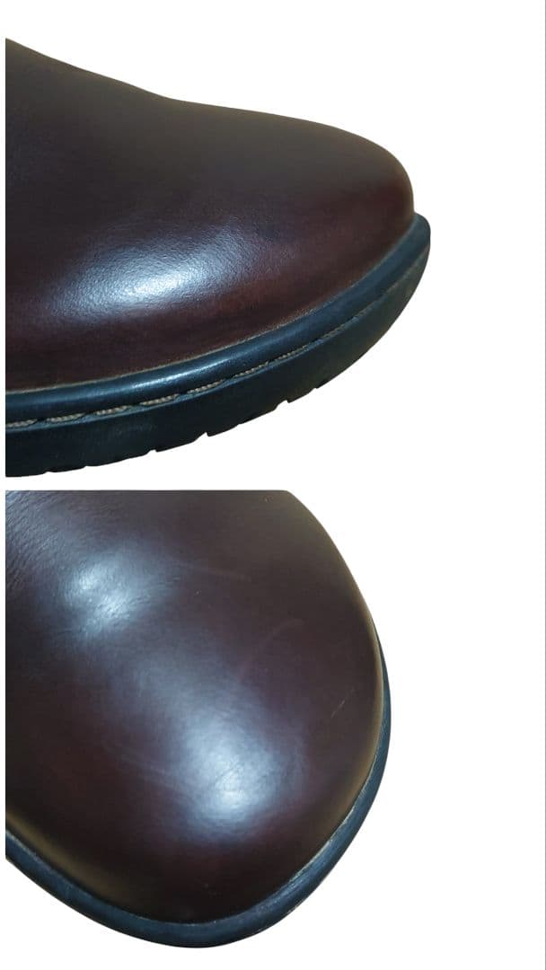 ビルケンシュトック ファーミントン レザー ロングブーツ サイドジップ 39