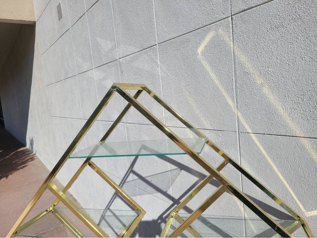 Hollywood regency ミッドセンチュリー　シェルフ　ビンテージ