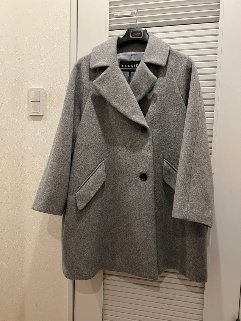 LOUNIE ルーニィ　ウールコート　日本製生地