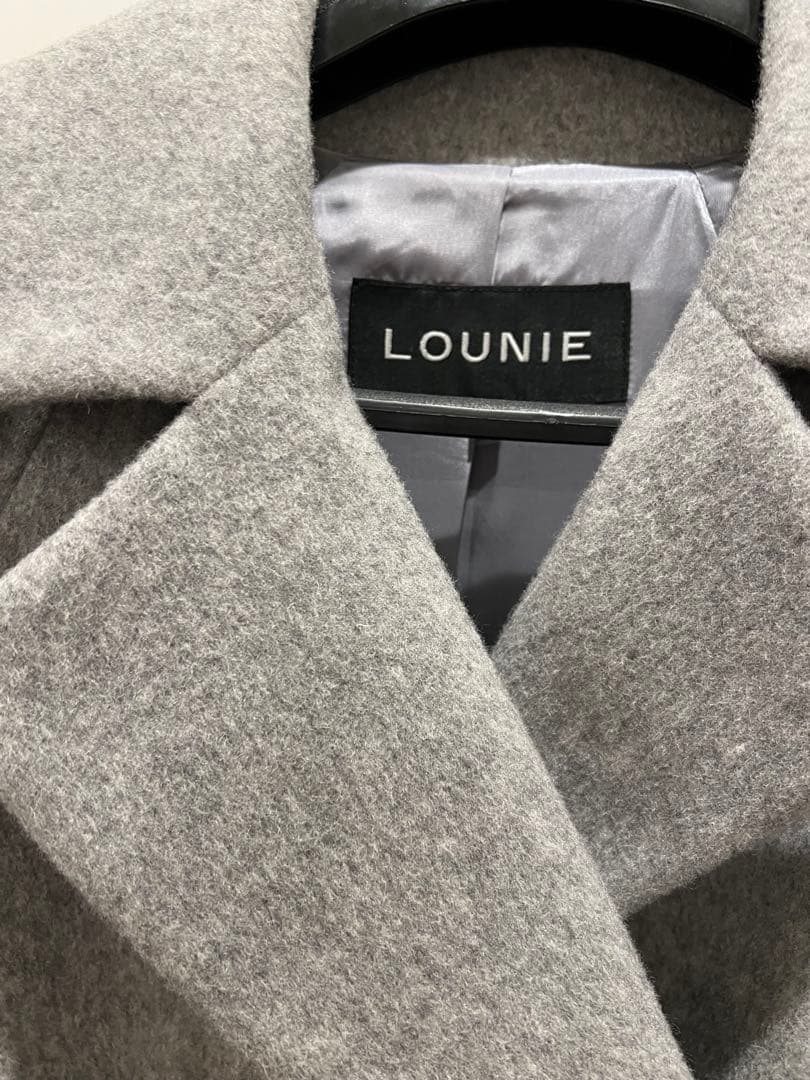 LOUNIE ルーニィ　ウールコート　日本製生地