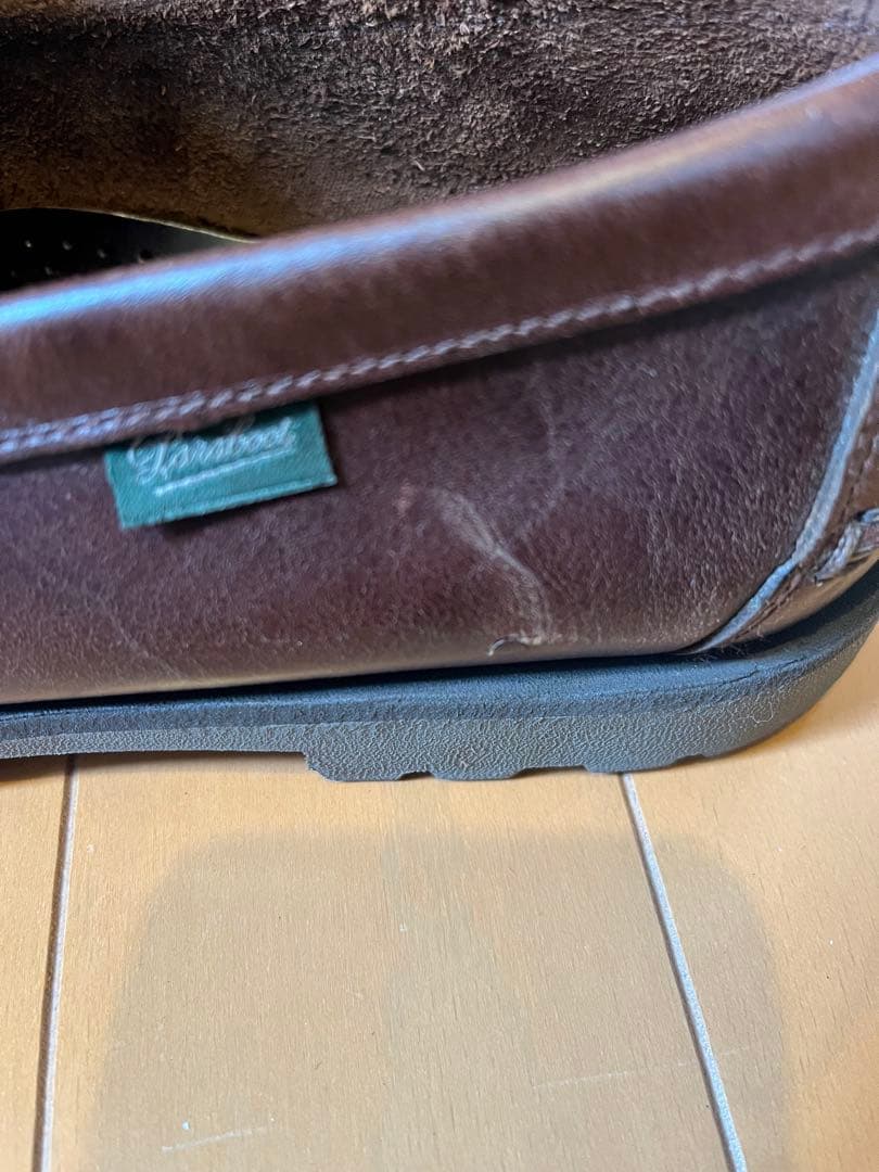 【パラブーツ】コローレイド　CORAUX RAID ローファーUK-8