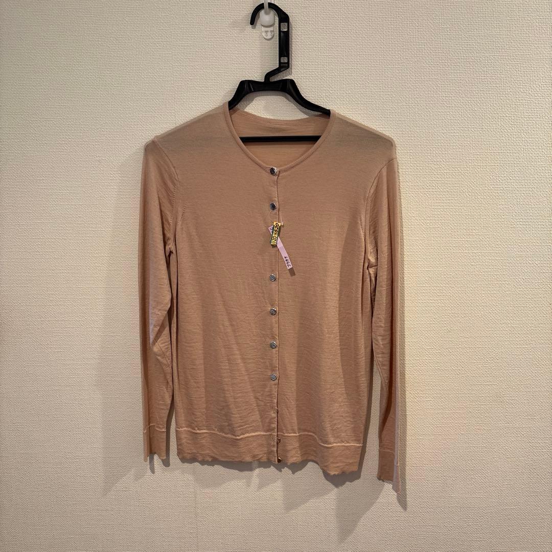 ドゥーズィエムクラス FF grace クルーネックカーディガン ピンク❣️