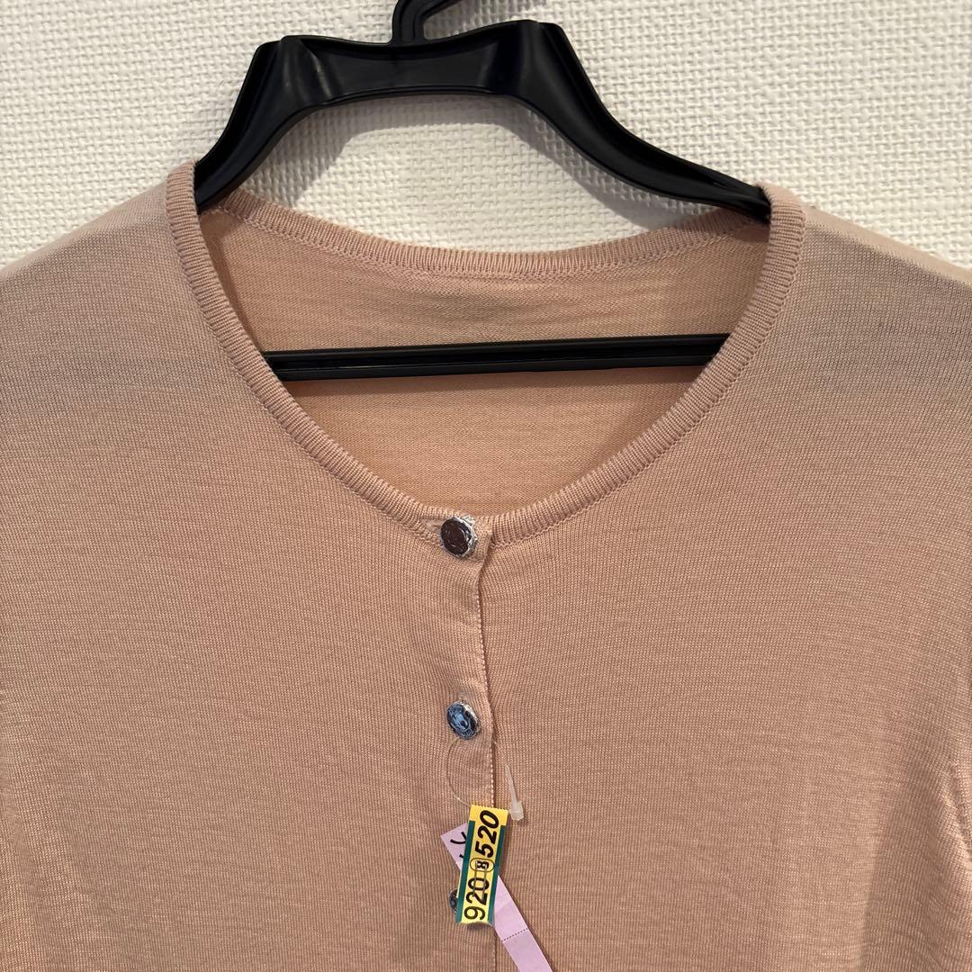 ドゥーズィエムクラス FF grace クルーネックカーディガン ピンク❣️