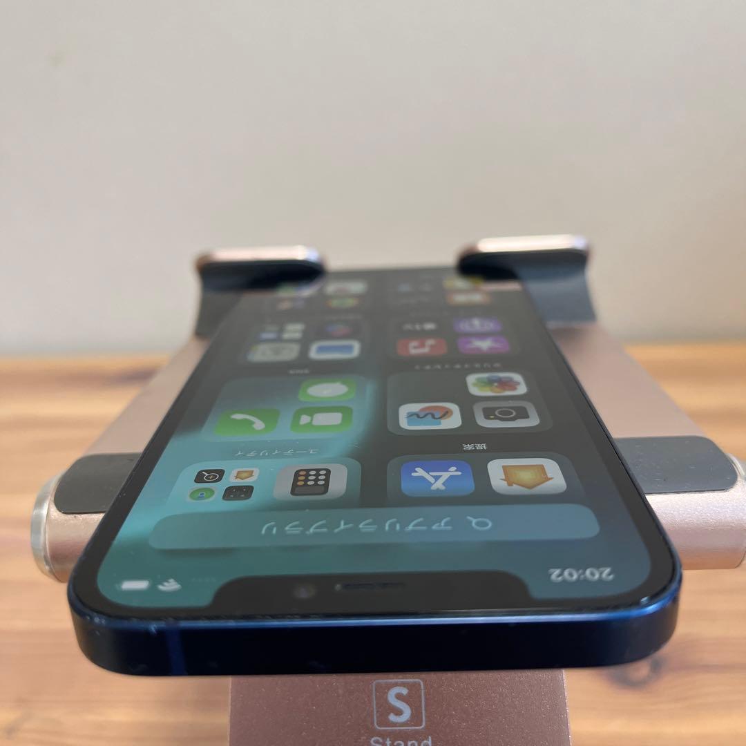 バッテリー新品100%！iPhone12 ブルー　64GB SIMフリー