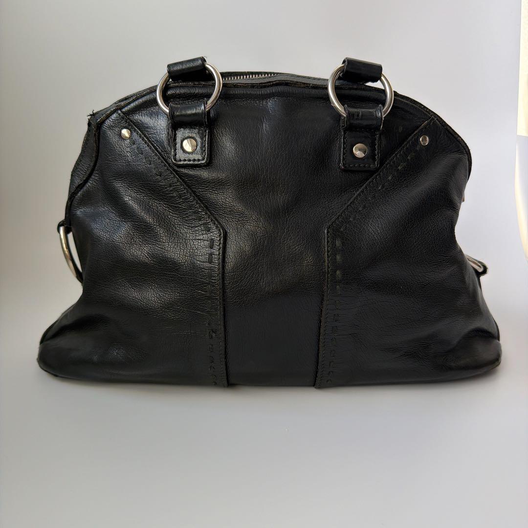 イヴ・サンローラン ミューズ パテント ショルダーバッグ