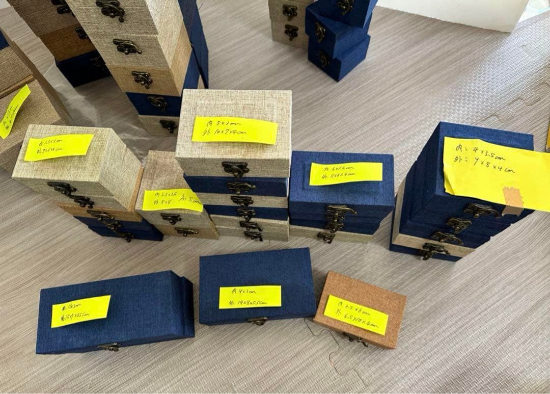 印箱　ケース　印鑑　箱　篆刻　書　76点　@300〜