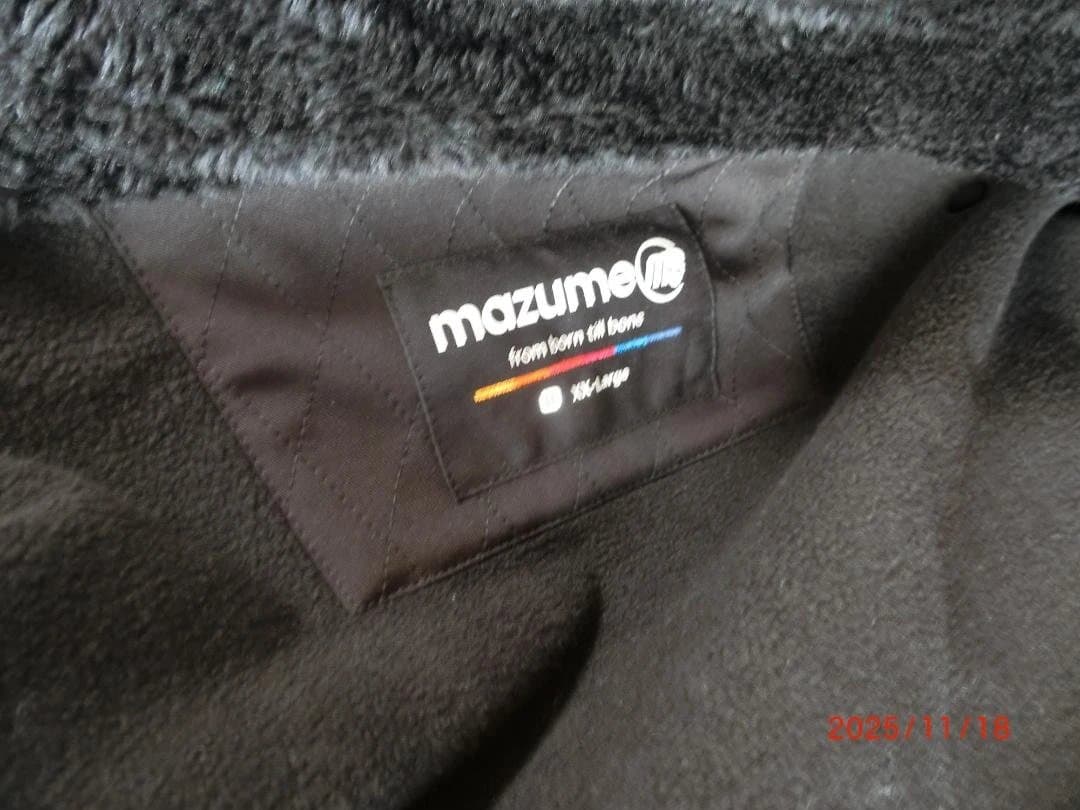 mazume新品未使用 極暖フィッシングジャケット3 L ブラック