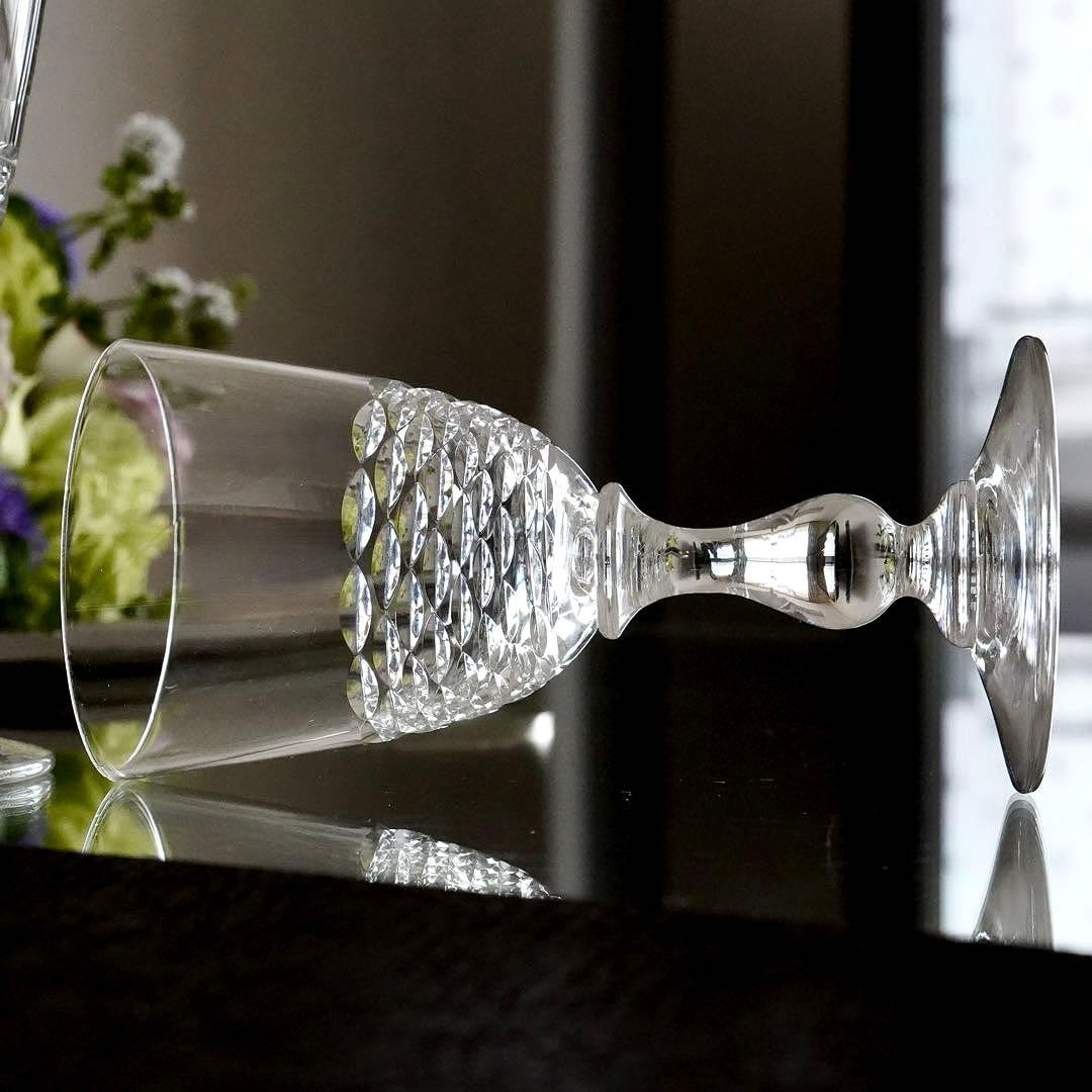 希少オールドバカラBACCARATゴンドール アペリティフ ワイングラス ペアB