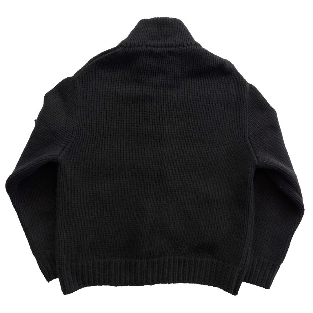STONE  ニットブルゾン XL ブラック 2003A/W