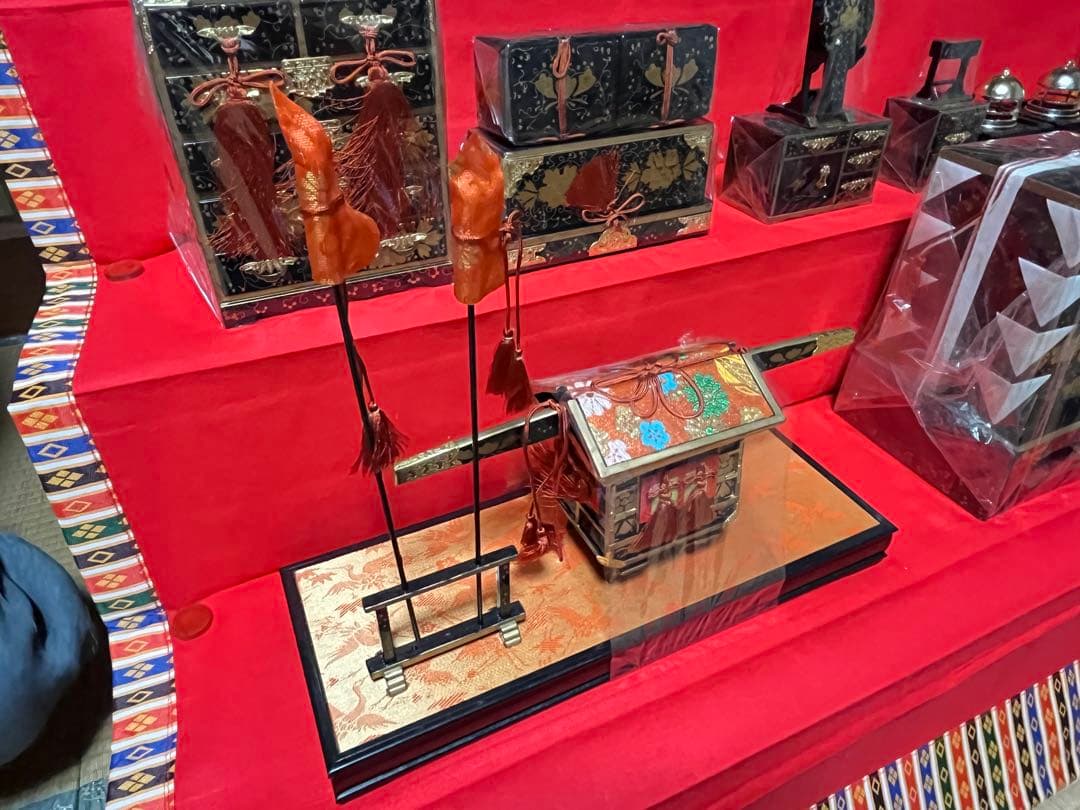 ①雛壇　7段飾り　春童作　吉野雛