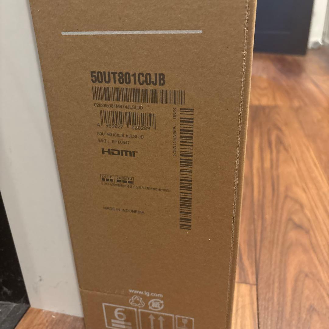 LG 50インチ UHDテレビ 50UT801C0JB