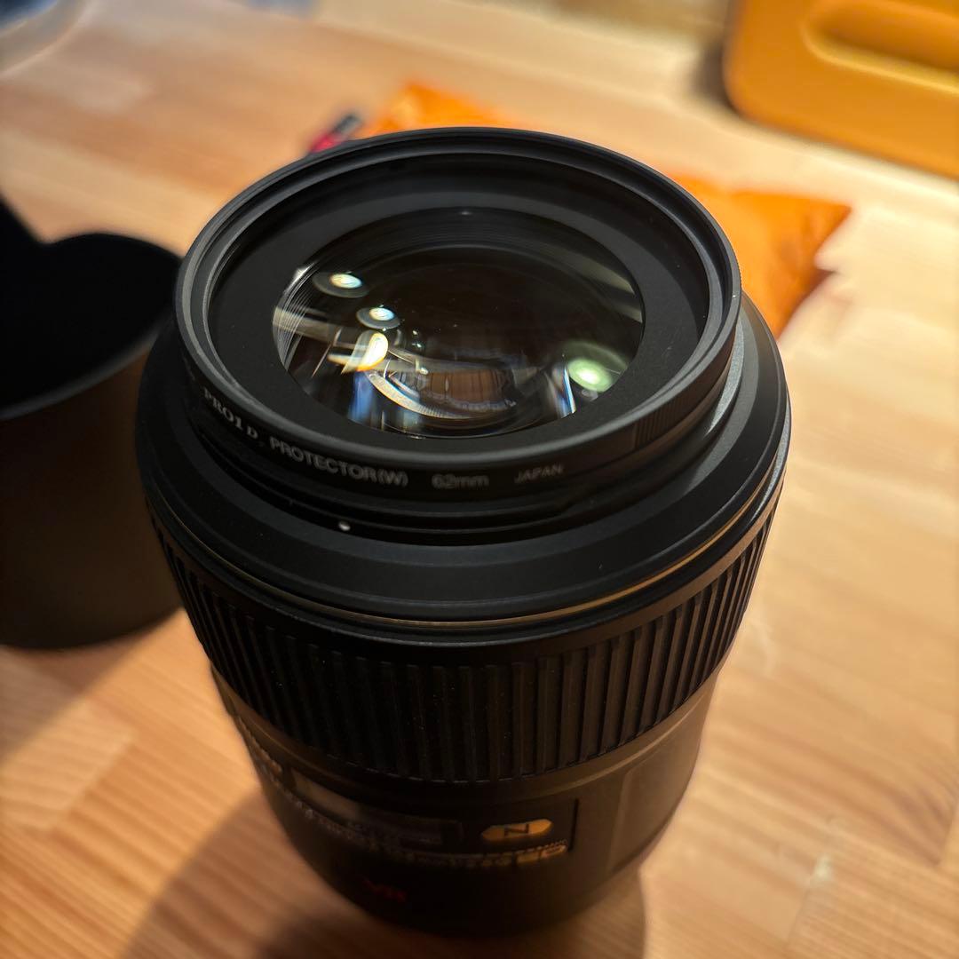 Nikon AFS MC105mmf2.8GVR単焦点プロテクター付