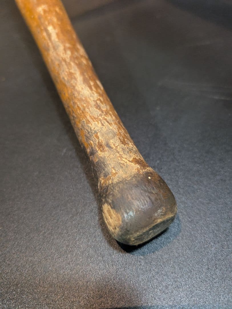 木製スツール 丸椅子 無垢材 三脚 昭和レトロ ヴィンテージ アンティーク 骨董