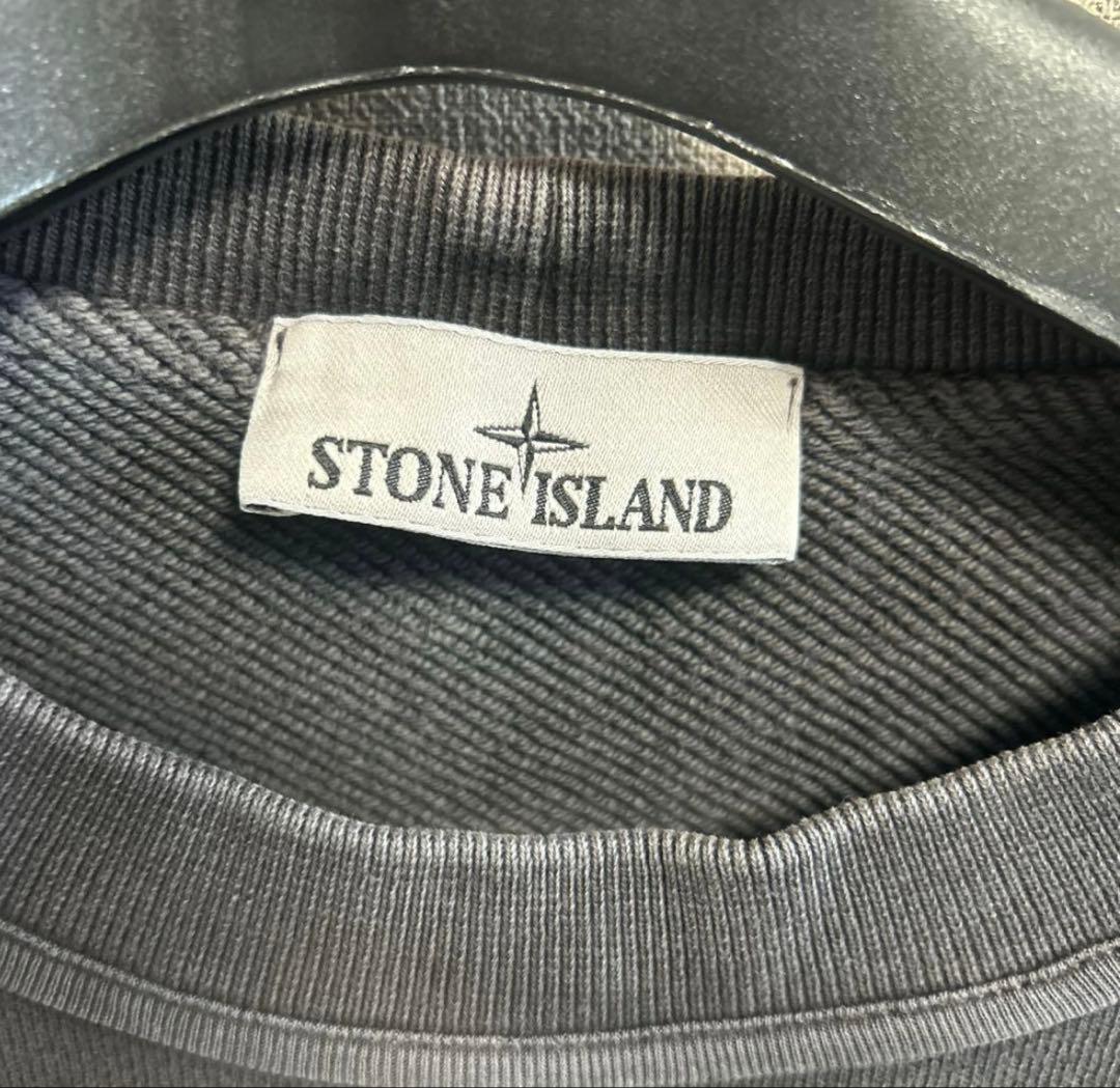 正規品✨STONE  ブラッククルーネック スウェット
