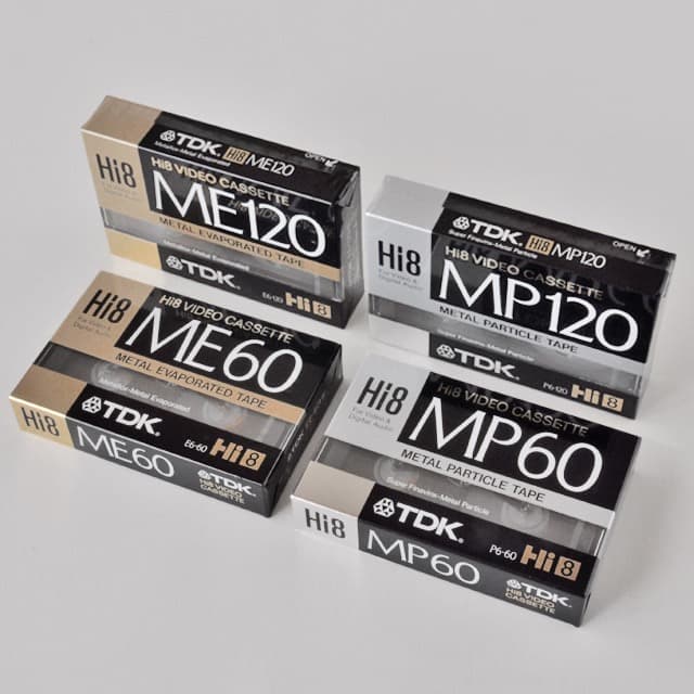 TDK Hi8ビデオカセットテープ ME120/60 MP120/60　4巻