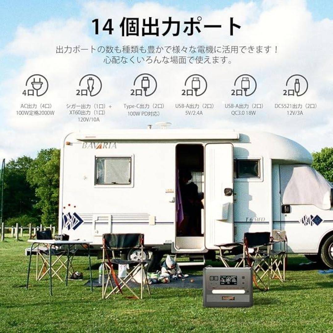 新品未開封　ポータブル電源2300Wh ＋ 折りたたみソーラーパネル400W