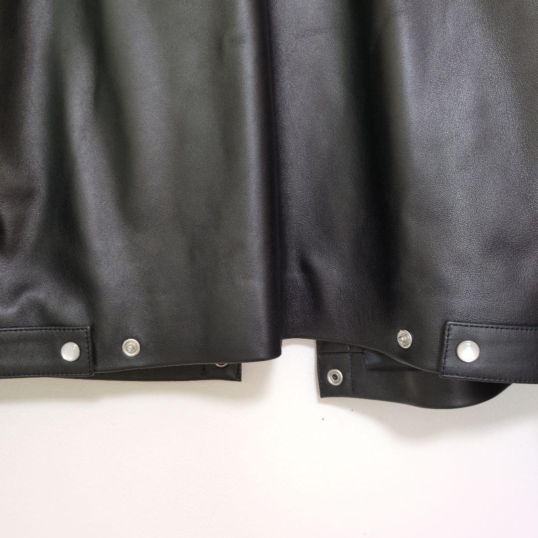 【新品未使用】アニエスベー　レザージャケット　黒　38　羊革