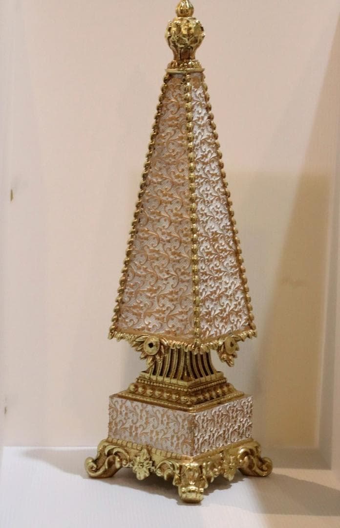 ツリーオブジェ　ホワイトゴールド