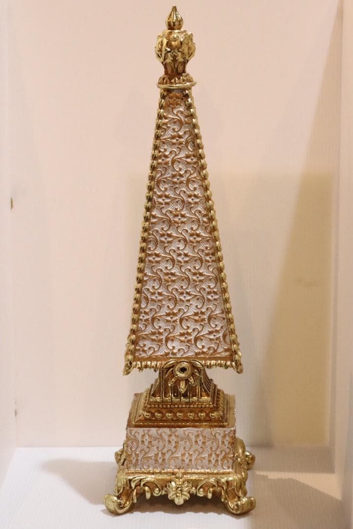 ツリーオブジェ　ホワイトゴールド