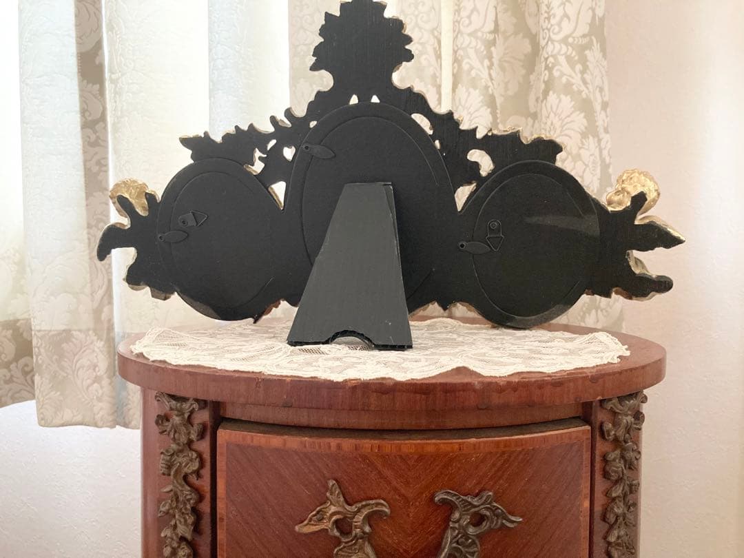 パリ蚤の市購入rococoゴールドフォトフレームフランス蚤の市