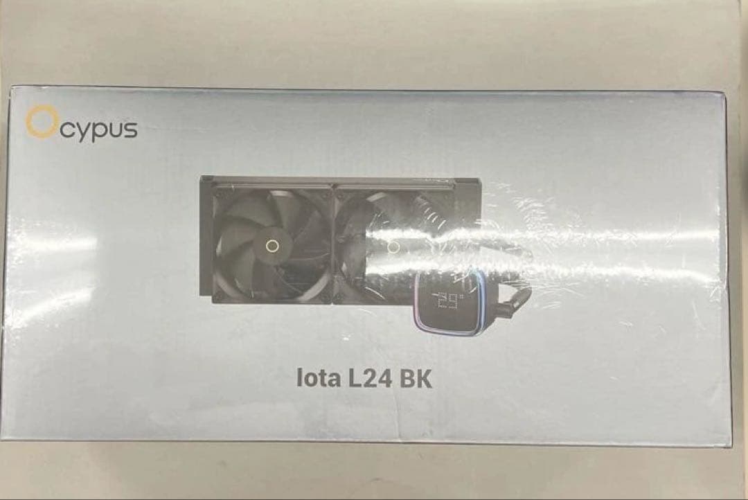 510001 Iota L24 CPUクーラー 簡易水冷 240mm ブラック