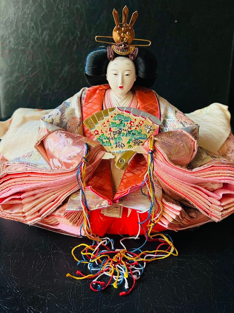 祐月ゆめさきびな／姫に難あり雛人形2体セット